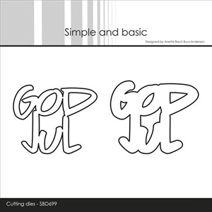 Simple og basic, dies, God Jul. 